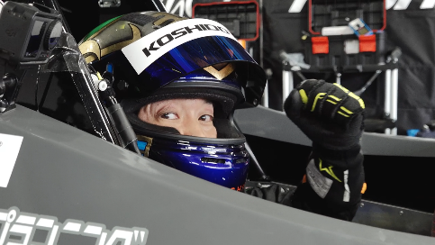 Koshido Racing 今回はチームオーナーの弊社代表の他、S耐富士24時間を共に戦った大宮選手とKYOJO枠レギュラードライバーであるいとうりな選手が初戦以来の久々参戦。